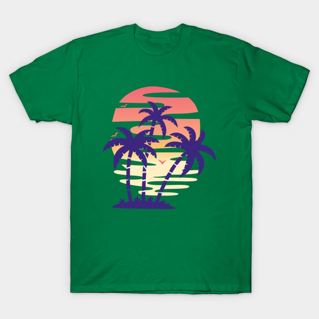 Summer retro Vintage Art T-Shirt by Promen Shirts